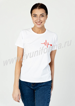 Футболка женская с принтом арт. М-14-03-ТР